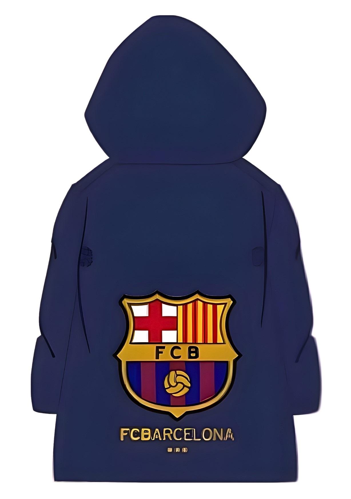EPLUSM Pláštěnka FC BARCELONA tmavě modrá, vel. 110/116