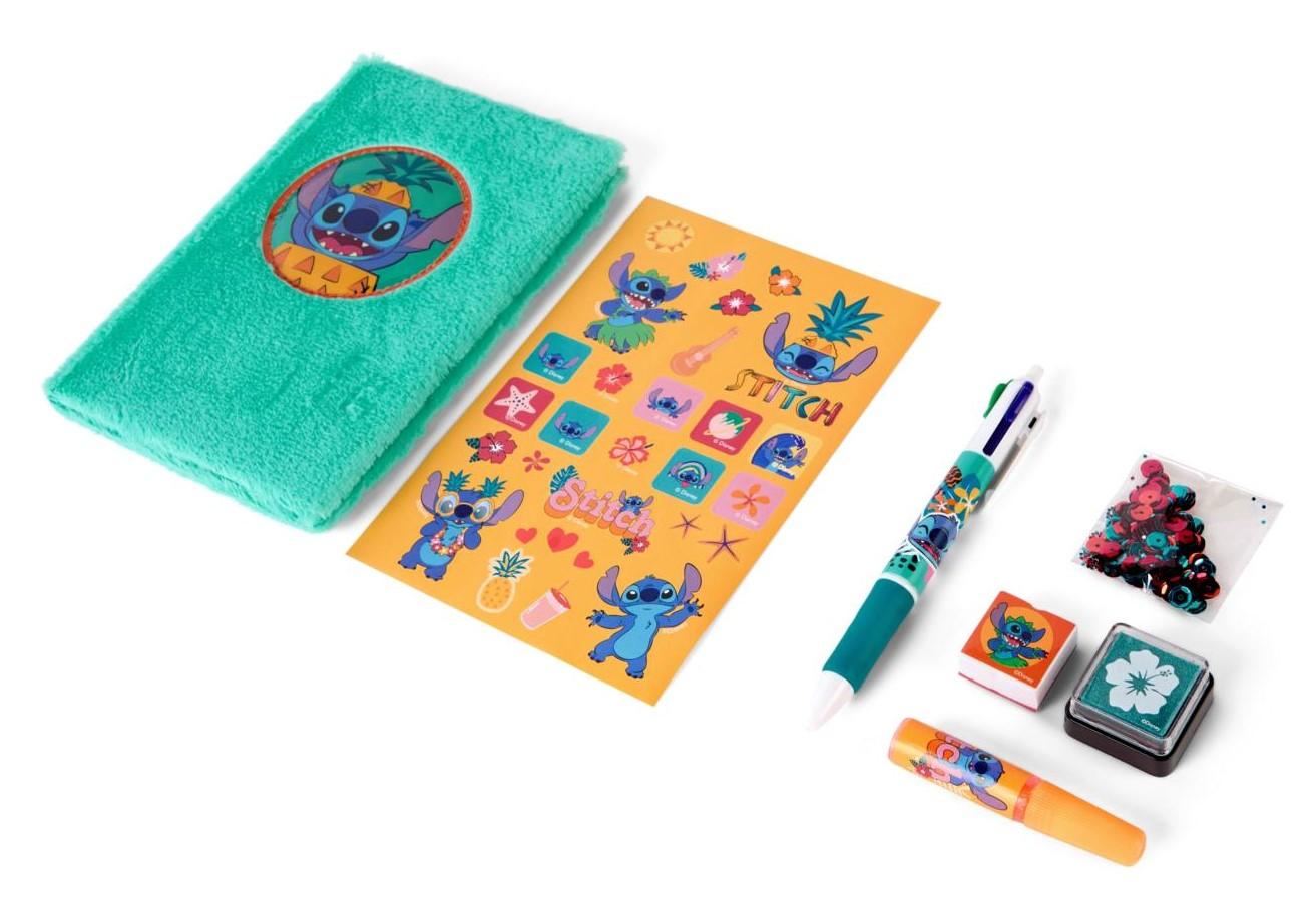 DEKORATIVNÍ SADA ZÁPISNÍK  A PROPISKA LILO A STITCH, uni