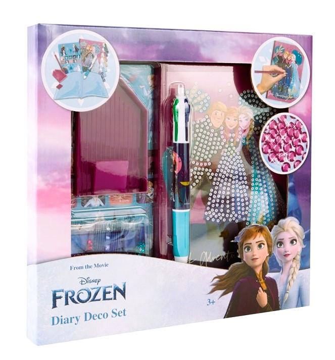 DEKORATIVNÍ SADA ZÁPISNÍK A PROPISKA FROZEN, uni