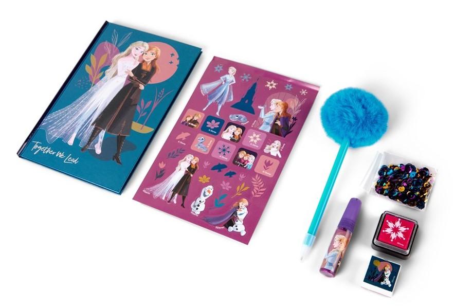 DEKORATIVNÍ SADA ZÁPISNÍK A PROPISKA FROZEN, uni