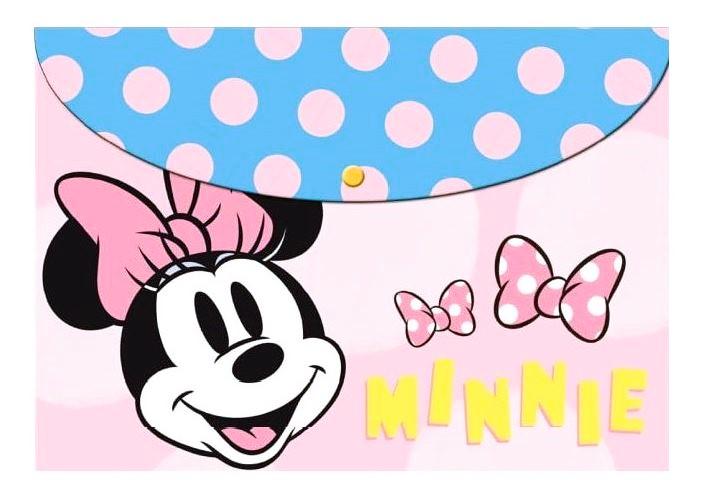 SADA ZÁPISNÍK,  BLOK SE SAMOLEPKAMI A SLOŽKA MINNIE, uni