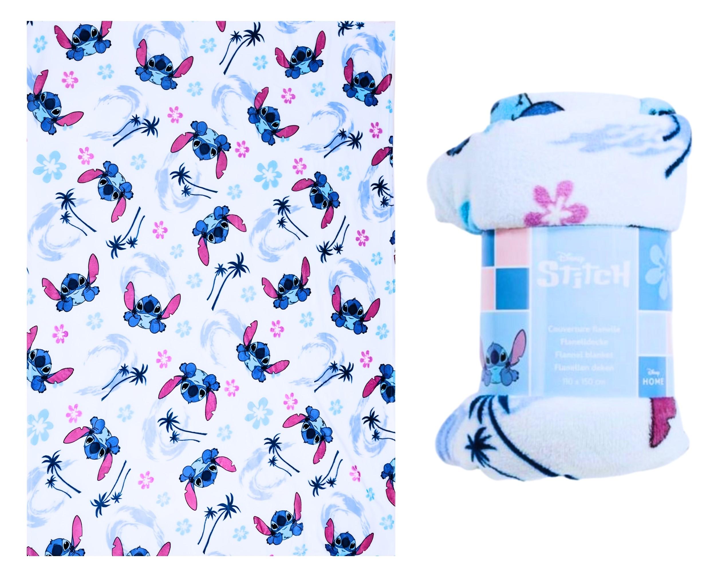 XL FLÍSOVÁ DEKA  LILO A STITCH, uni