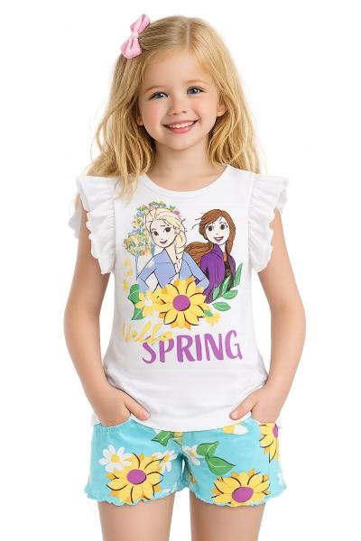 KOMPLET TRIČKO A KRAŤASY FROZEN