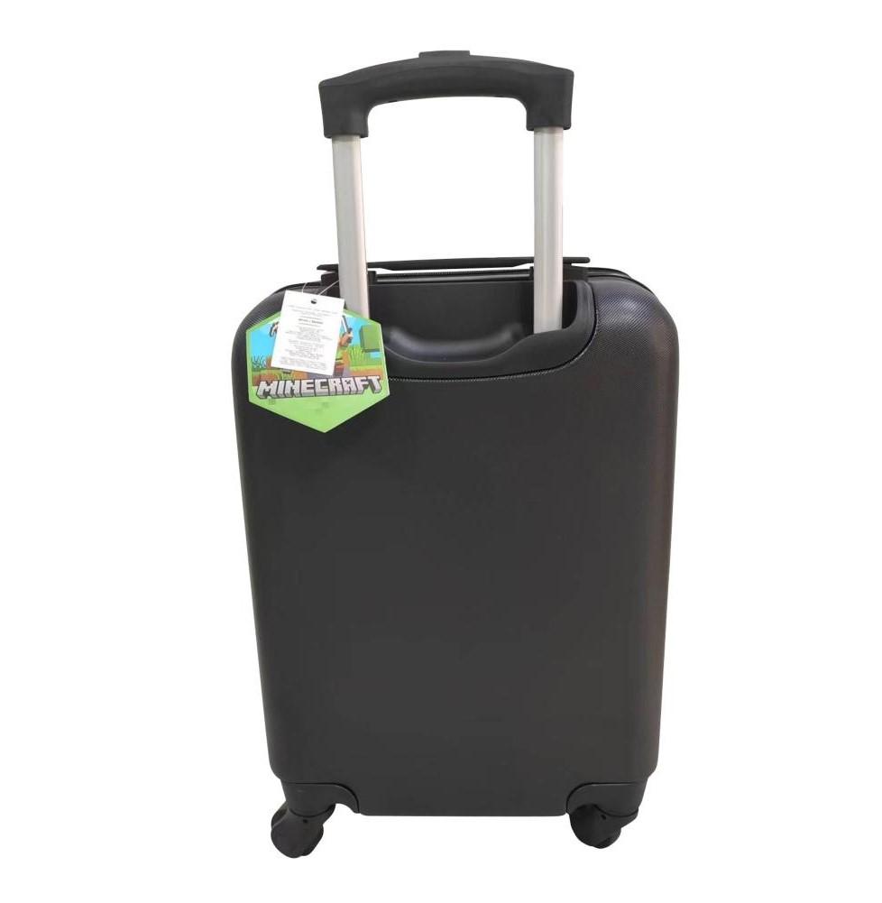 FASHION UK Cestovní kufr MINECRAFT skořepinový se zámkem 45 x 30 x 15